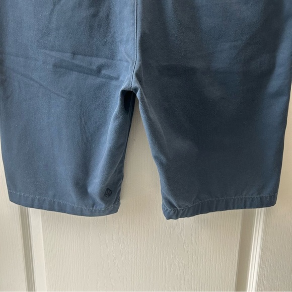 Volcom Men's Flat Front Chino Shorts Casual Blue Size 32 - Picture 7 of 16